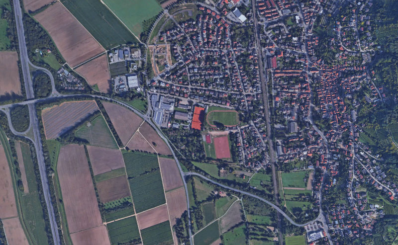 Ansicht mit Google Earth