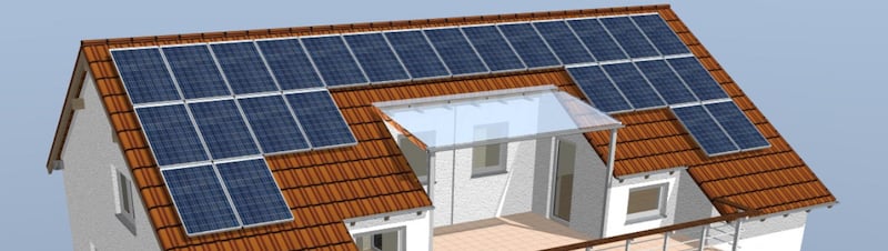 Die geplante Solarbelegung